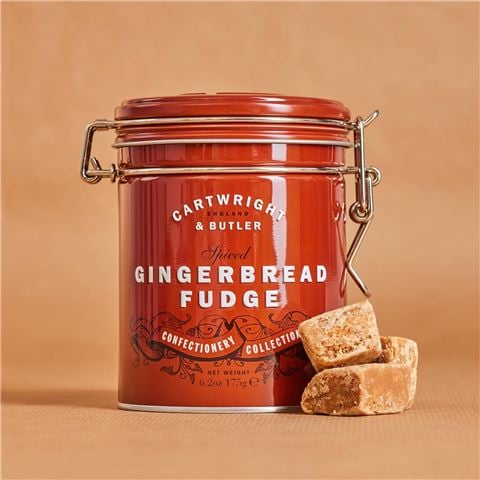 Cartwright & Butler Gingerbread Fudge Tin 175g - Peter's of Kensington