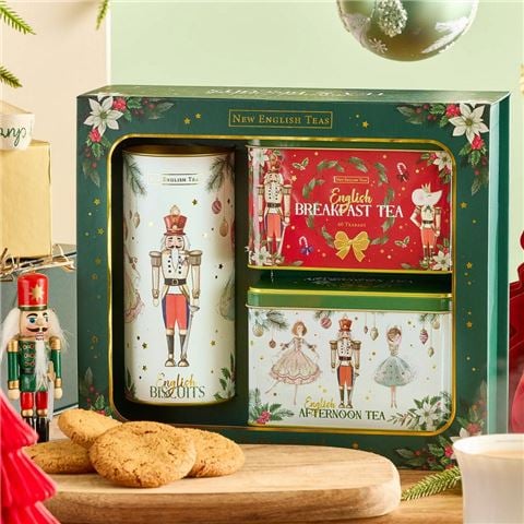 New English Teas Limited - The Nutcracker Tea and Biscuits Gift Set