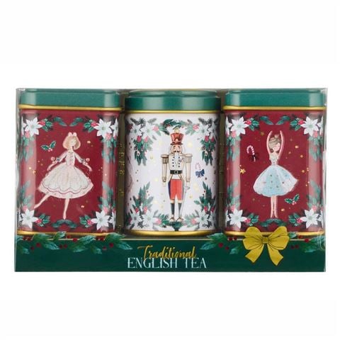 New English Teas Limited The Nutcracker Mini Tea Tin Set 3pce - Peter's of Kensington