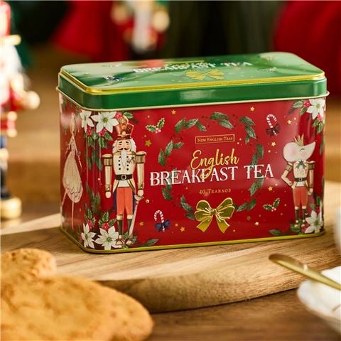 New English Teas Limited - The Nutcracker English Breakfast 40 Teabag Tin