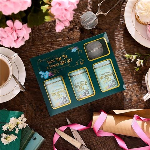 New English Teas Limited - Victorian Vintage Tea Tins w/Infuser 70g