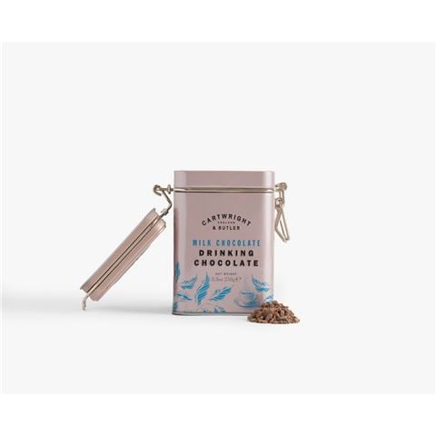 Cartwright & Butler Milk Chocolate Drinking Chocolate Tin 250g - Peter's of Kensington