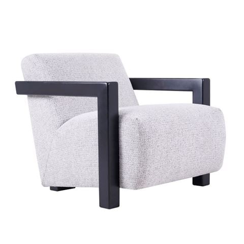 Cafe Lighting Lennon Arm Chair Salt & Pepper - Peter's of Kensington