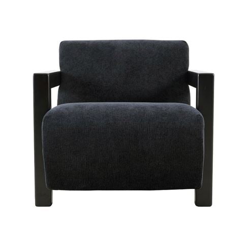 Cafe Lighting Lennon Arm Chair Black - Peter's of Kensington