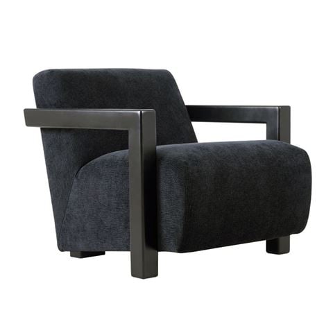 Cafe Lighting Lennon Arm Chair Black - Peter's of Kensington