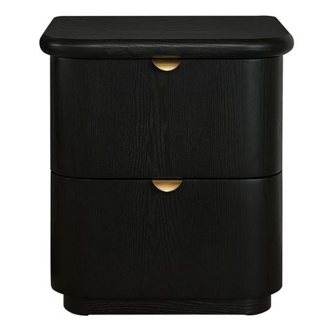 Cafe Lighting Lina Bedside Table Black - Peter's of Kensington