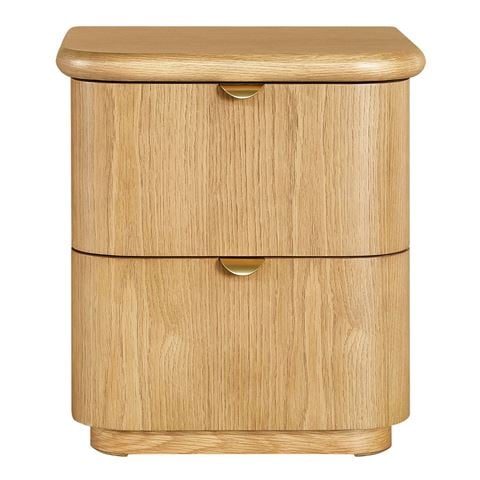 Cafe Lighting Lina Bedside Table Natural Oak - Peter's of Kensington