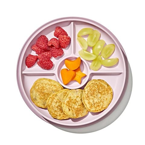 OXO TOT - Stick & Stay Divided Plate Blossom