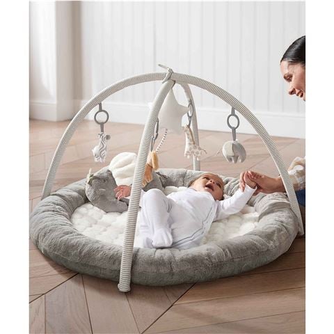 Mamas & Papas - Welcome To The World Playmat & Gym Grey