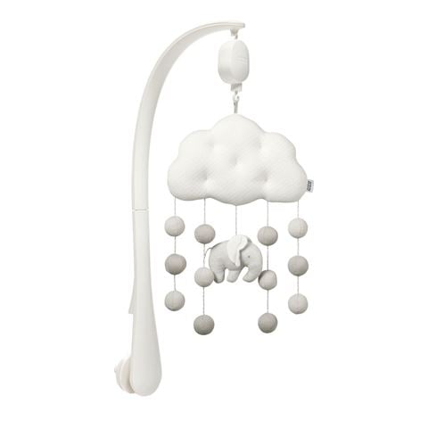 Mamas & Papas - Welcome To The World Elephant Musical Mobile Grey