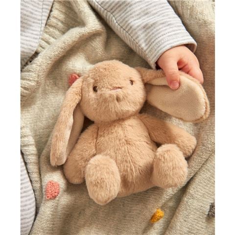 Mamas & Papas - Welcome To The World Tan Bunny Beanie Toy Small