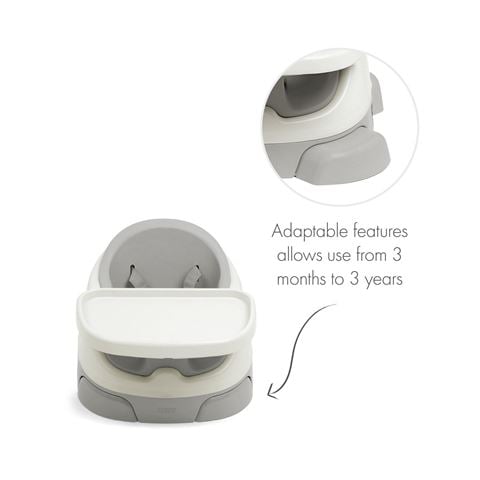 Mamas & Papas - Bug 3-in-1 Floor & Booster Seat w/Activity Tray Pebble Grey