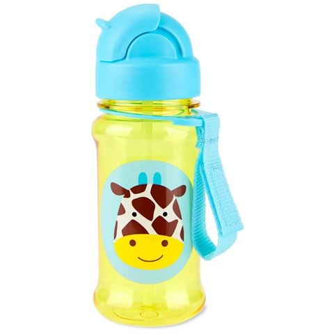 SkipHop - Jules Giraffe Zoo Tritan Renew Straw Drink Bottle