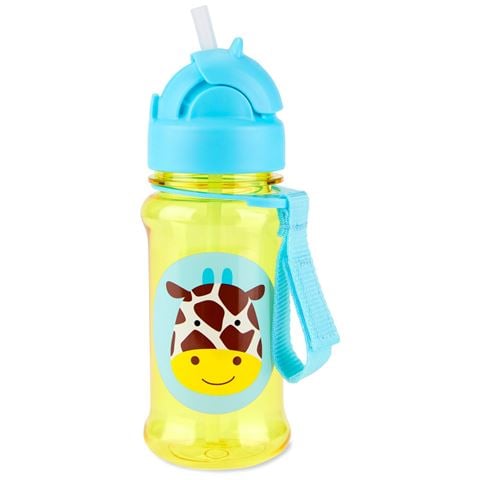 SkipHop - Jules Giraffe Zoo Tritan Renew Straw Drink Bottle