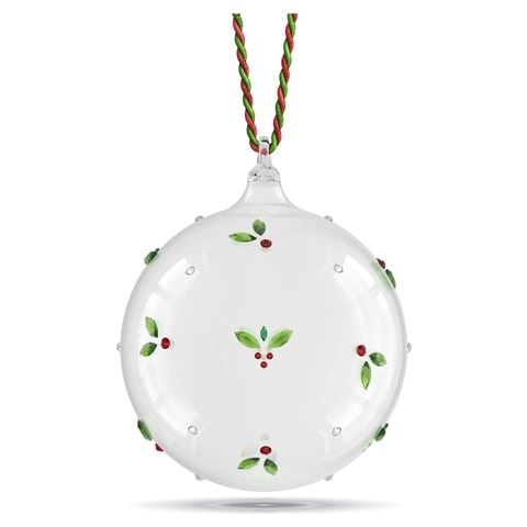 Swarovski Crystal - Holiday Cheers Mistletoe Ball Ornament