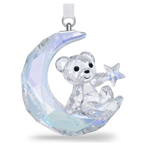 Swarovski Crystal - Kris Bear Moon Ornament