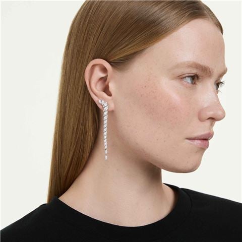 Swarovski Jewellery - Mesmera Stud Earrings Marquise Cut Rhodium Plate