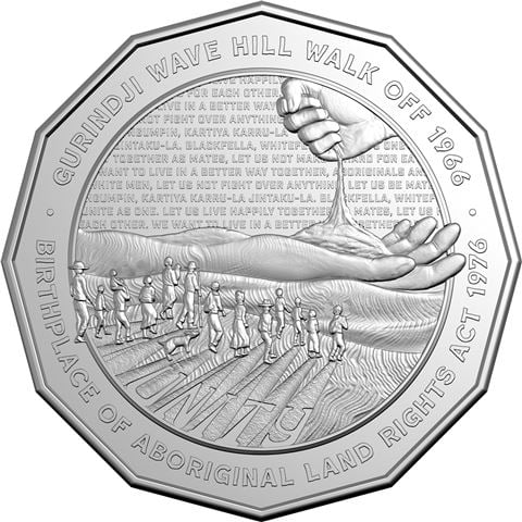 Royal Australian Mint - 2026 50c Uncirculated Coin Wave Hill Walk Off & Aboriginal Land Rights