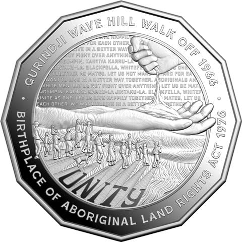 Royal Australian Mint - 2026 50c Silver Proof Coin Wave Hill Walk Off & Aboriginal Land Rights