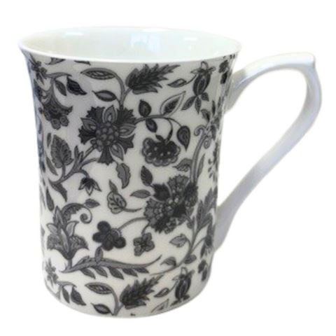 Queens - Grey Story Mug Antique Floral