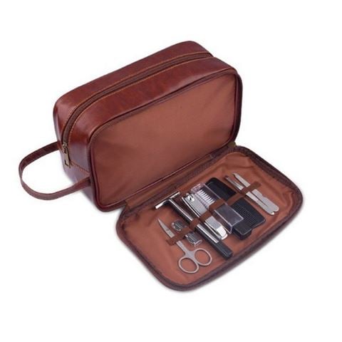 Men's Republic - Toiletry Bag w/Grooming Set 8pce