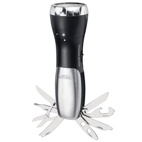 Men's Republic - Multi-Tool Survival Flashlight 10 Functions
