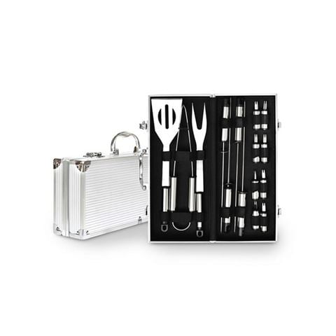 Men's Republic - BBQ Set w/Aluminium Case 16pce