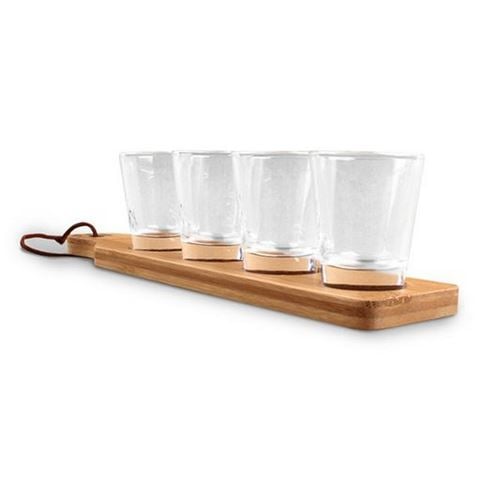 Men's Republic - Paddle Board with 4 Shot Glasses