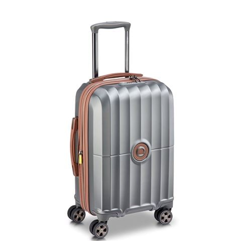 Delsey - CARROUSEL 2.0 Carry On Spinner Case Silver 55cm