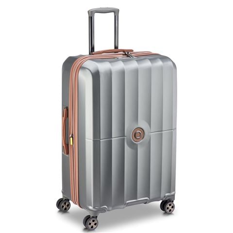 Delsey - CARROUSEL 2.0 Large Spinner Case Silver 77cm