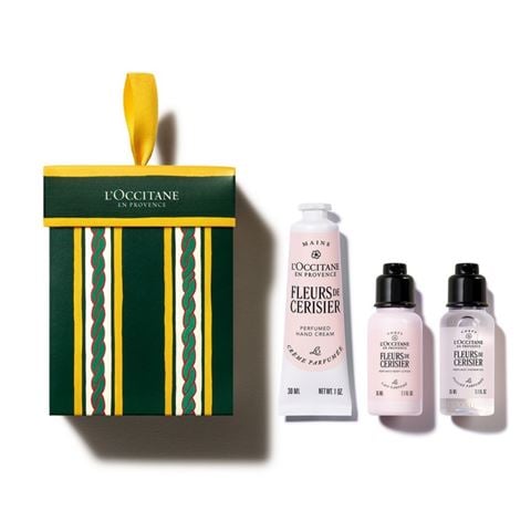 L'Occitane - Fleurs De Cerisier Ornament Gift Set 3pce