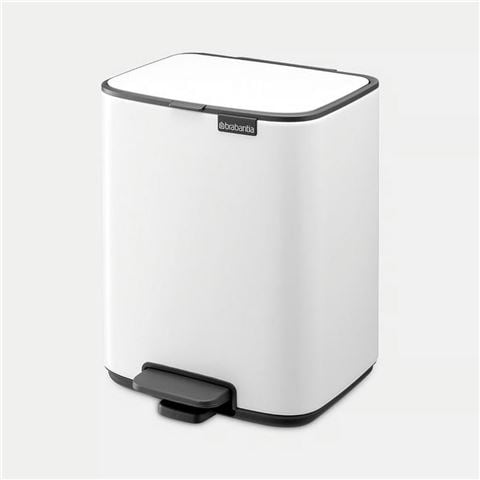 Brabantia - Bo Pedal Bin 4L White