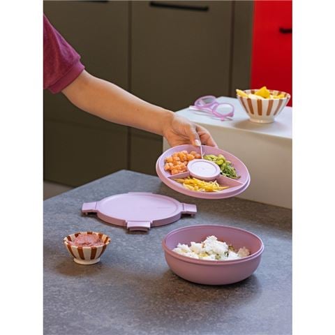Brabantia - Make & Take Salad Bowl Lilac Pink 1.3L
