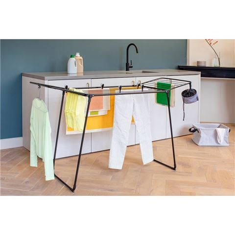 Brabantia HangOn Drying Rack Too 18m Matt Black - Peter's of Kensington