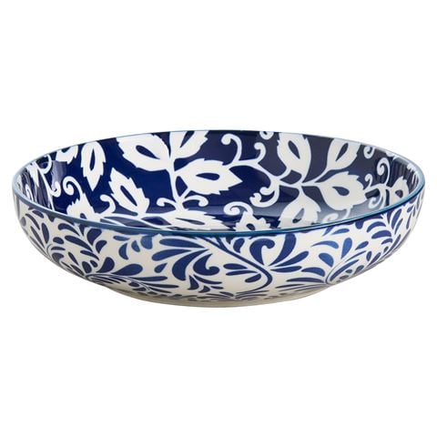 Wilkie Bros - Pasta Bowl Blue Foliage