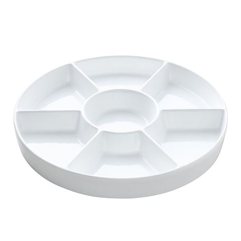 Wilkie Bros Round Divided Serving Platter 35.5x5cm - Peter's of Kensington
