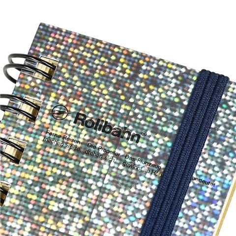 Delfonics - Rollbahn Spiral Notebook Metallic Hologram in Micro size