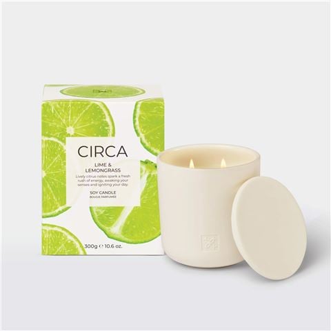 CIRCA - Lime & Lemongrass Candle 300g