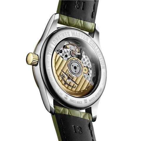 Longines - Master Auto. Watch S.Steel & 18k Yellow Gold w/Silver Dial 34mm