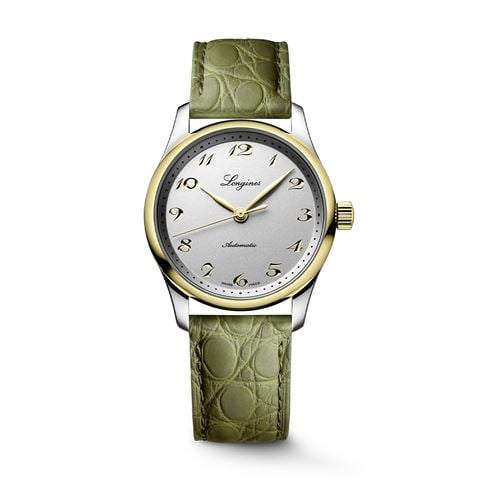 Longines - Master Auto. Watch S.Steel & 18k Yellow Gold w/Silver Dial 34mm