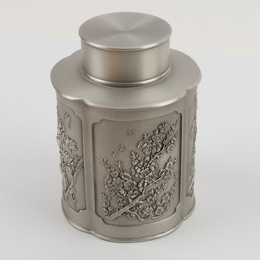 Royal Selangor Four Seasons Small Tea Caddy Peter's of Kensington