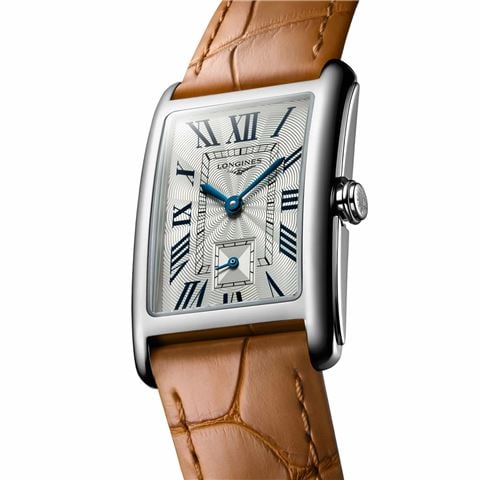 Longines - Dolcevita Quartz Watch S.Steel w/Silver Dial 23.3 X 37mm L55124714
