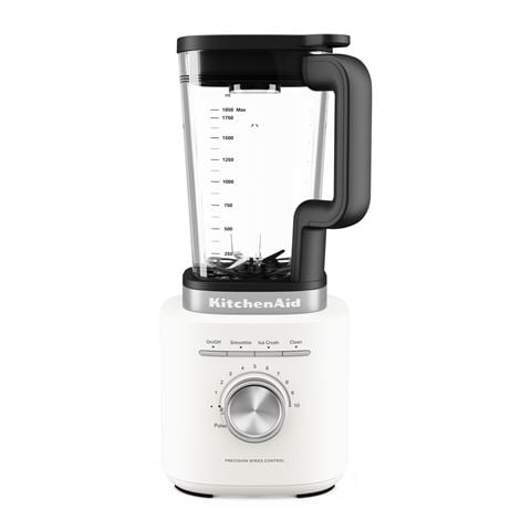 KitchenAid - KSB2070 Pure Power Blender With Glass Jar Porcelain White