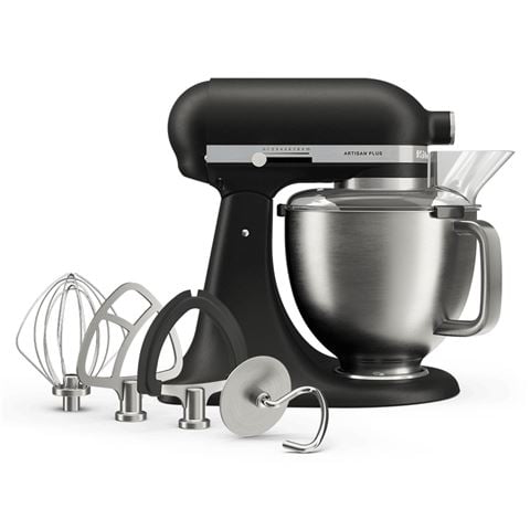 KitchenAid - KSM50 Artisan Plus Tilt-Head Stand Mixer Matte Black