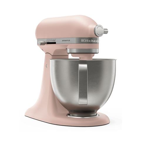 KitchenAid KSM50 Artisan Plus Tilt-Head Stand Mixer Feather Pink - Peter's of Kensington