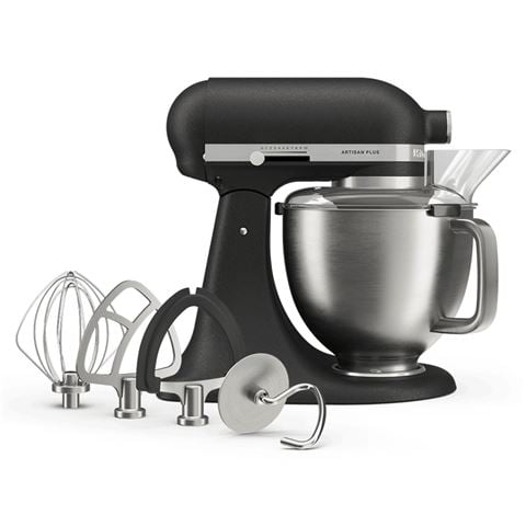 KitchenAid KSM50 Artisan Plus Tilt-Head Stand Mixer Cast Iron Black - Peter's of Kensington