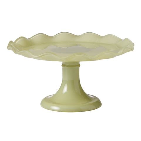 Ecology - Ruffle Cake Stand Celadon 26x12cm