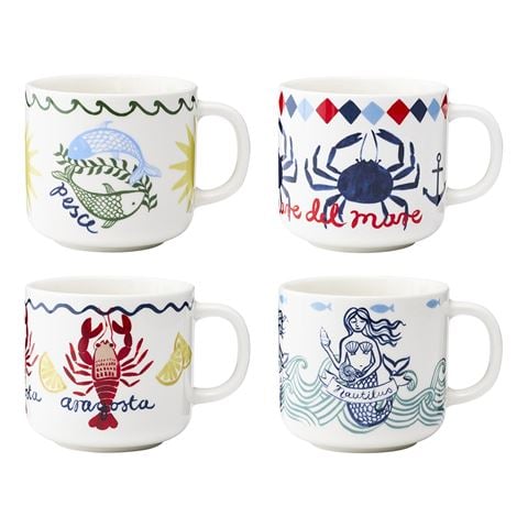 Porto - Nautilus Mug Set 4pce 250ml