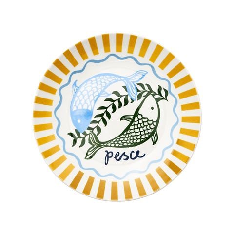 Porto Nautilus Side Plate Pesce 20cm - Peter's of Kensington