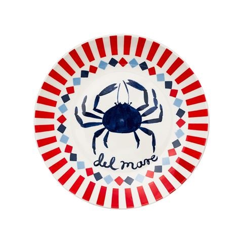 Porto Nautilus Side Plate Del Mare 20cm - Peter's of Kensington